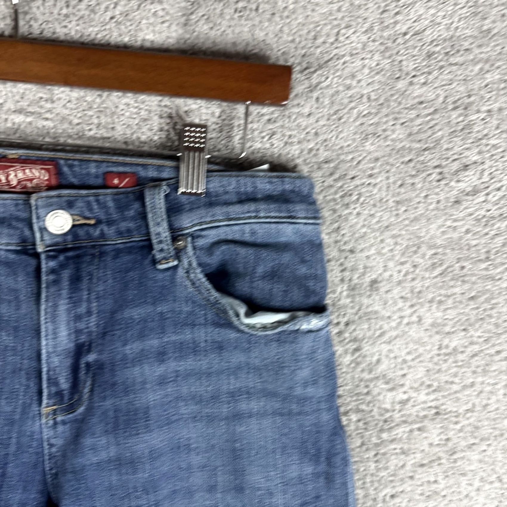 Lucky Brand Lucky Brand Sienna Slim Boyfriend Jeans Womens 4/27 Blue Mid Rise Distressed Jeans Women 5-Pocket Denim Slim Rise Mid Vintage: No Size 27" / US 4 / IT 40 - 3 Thumbnail