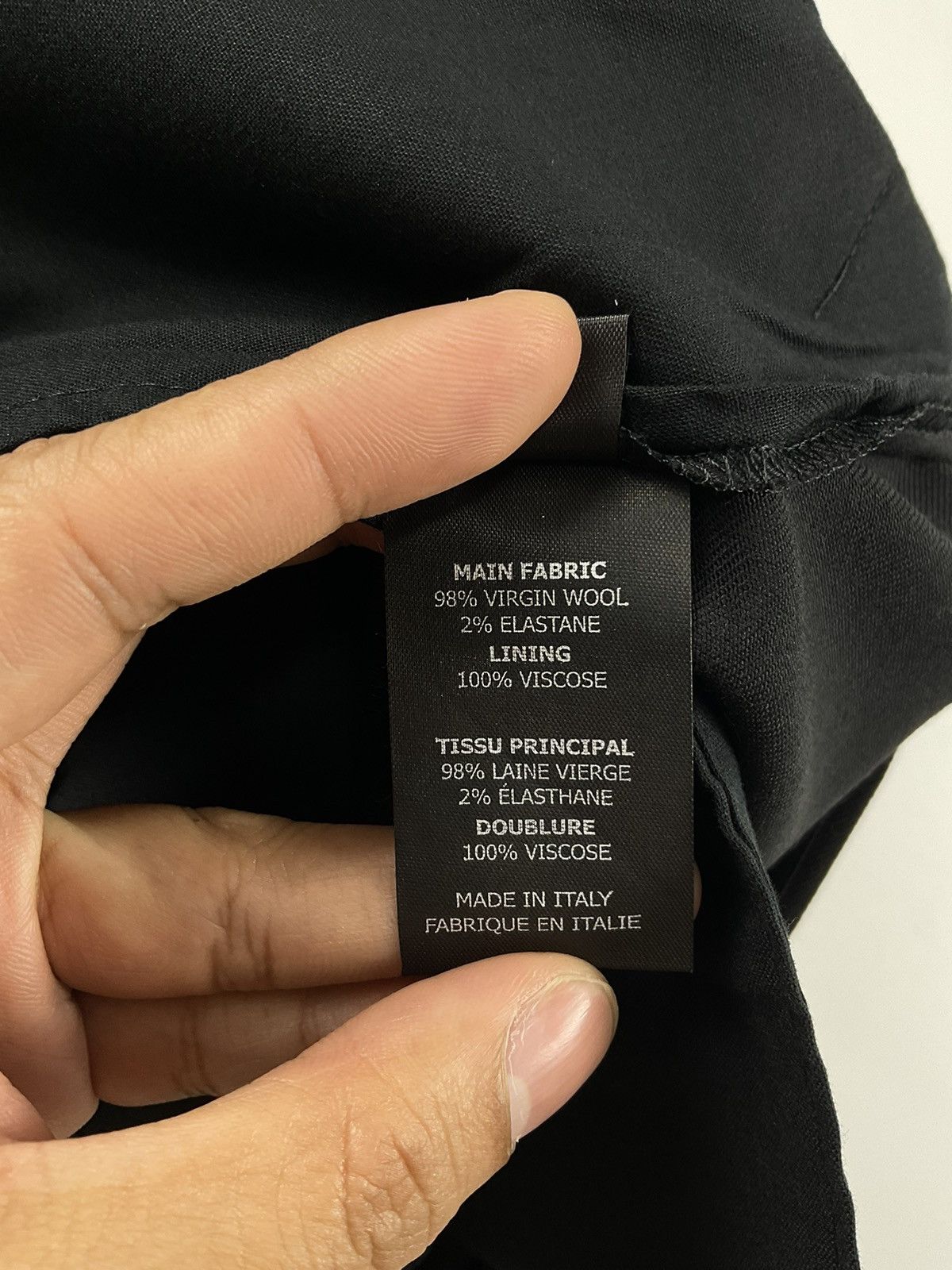 Vetements Vetements F/W'17 Crotch Logo Wool Trouser Size US 32 / EU 48 - 13 Thumbnail