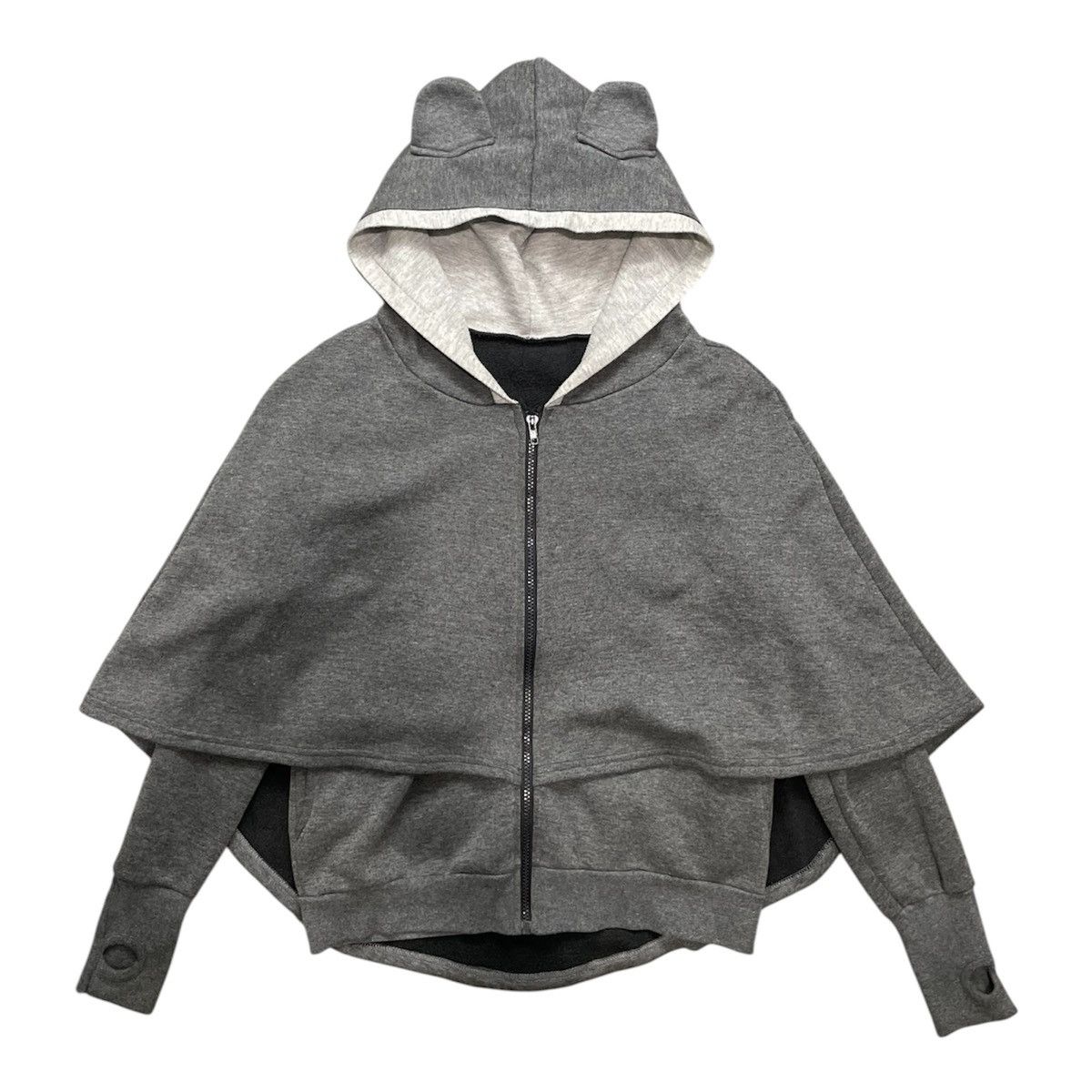 Japanese Brand ARCHIVE UNKNOWN BRAND BAT HOODIE ISSEY MIYAKE MERCI STYLE Size US M / EU 48-50 / 2 - 1 Thumbnail