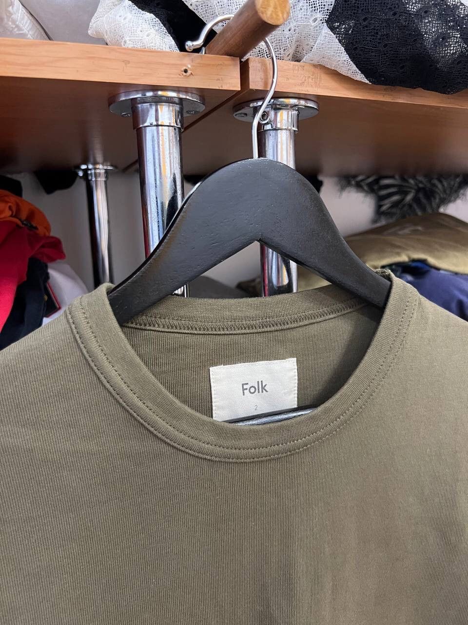 Other FOLK Heavy Cotton Basic Blanck fabric T Shirt Size US M / EU 48-50 / 2 - 5 Thumbnail