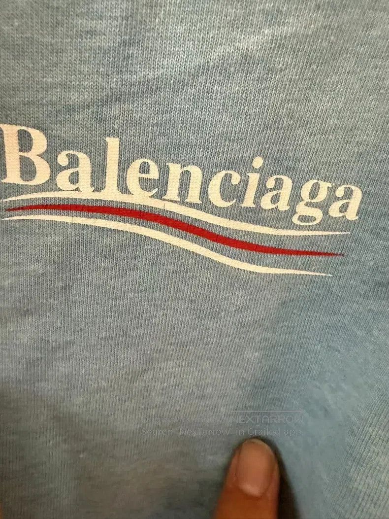Balenciaga Balenciaga Haze Blue Coca-Cola Short Sleeve T-Shirt XXS Size US XXS / EU 40 - 5 Thumbnail