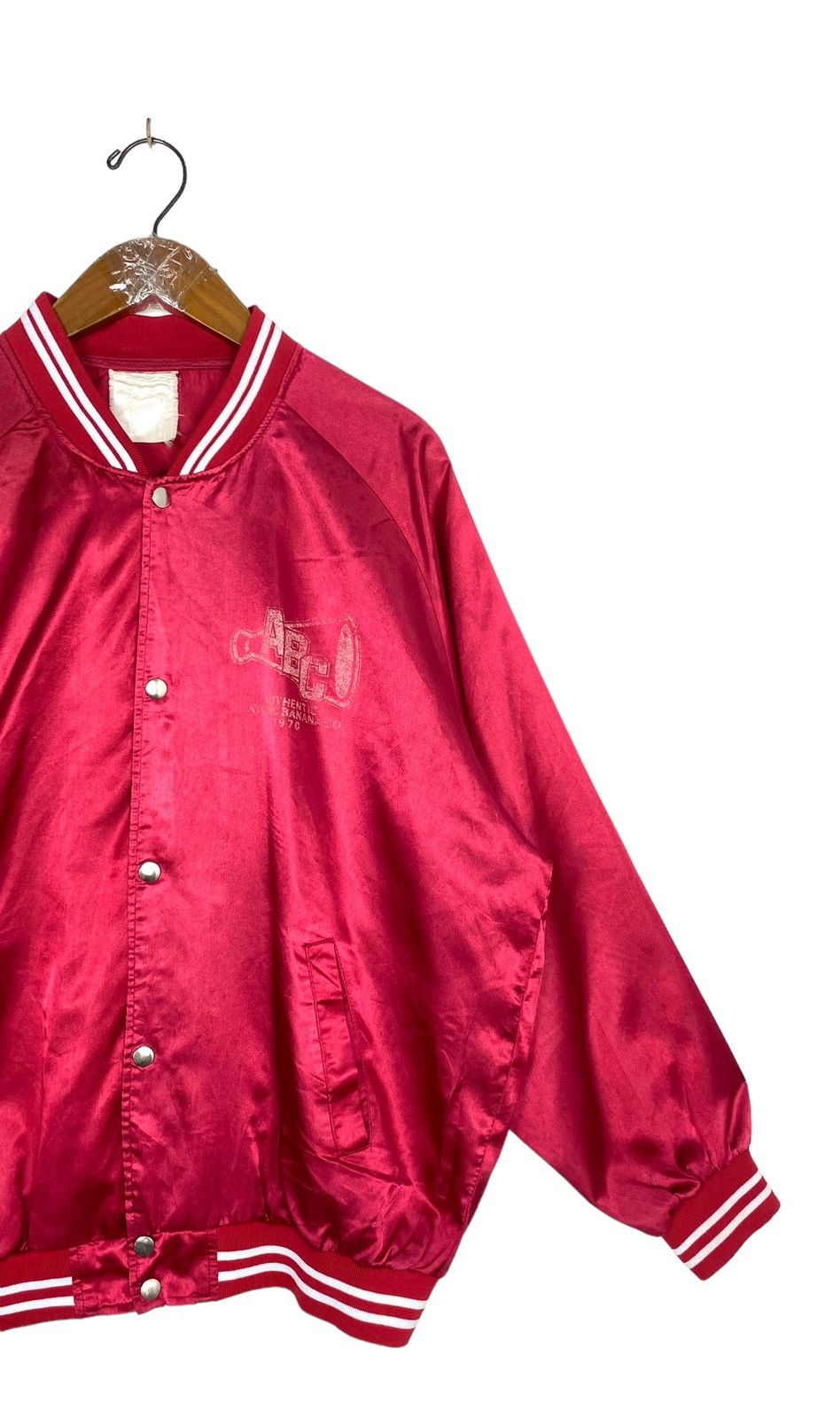 Atomic Vtg Atomic Banana Co Pittsburgh Satin Bomber Jacket Big Log Size US M / EU 48-50 / 2 - 5 Thumbnail