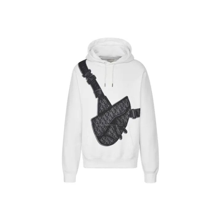 Dior Dior SS20 Saddle Bag Print Hooded Sweatshirt 0079 Size US S / EU 44-46 / 1 - 1 Thumbnail