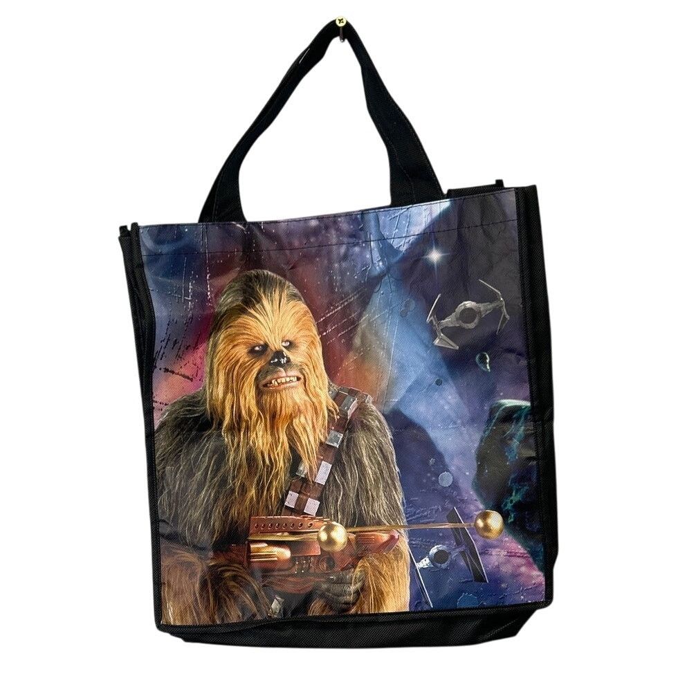 Star Wars Star Wars Chewbacca Chewy Tie Fighter Double Handle Tote Bag Size ONE SIZE - 1 Thumbnail
