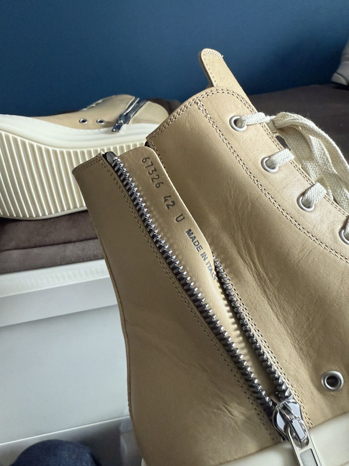 Rick Owens Rick Owens Ramones in Veg Tanned Spalla Size US 9 / EU 42 - 7 Thumbnail
