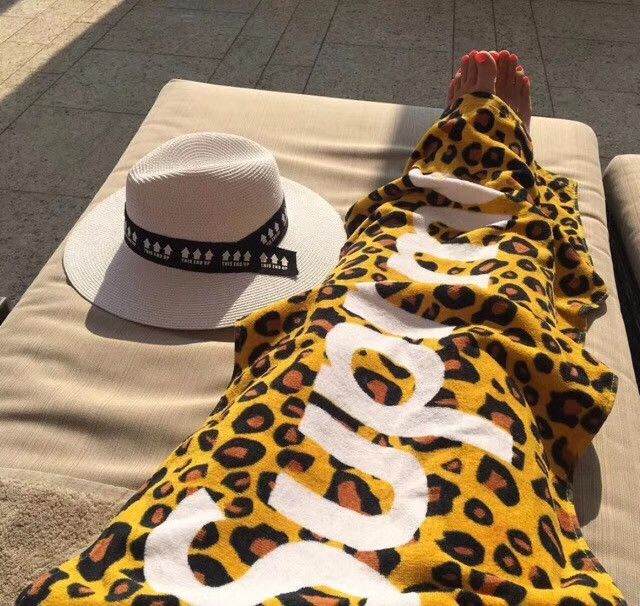 Supreme Supreme 09ss leopard box logo towel Size ONE SIZE - 2 Thumbnail