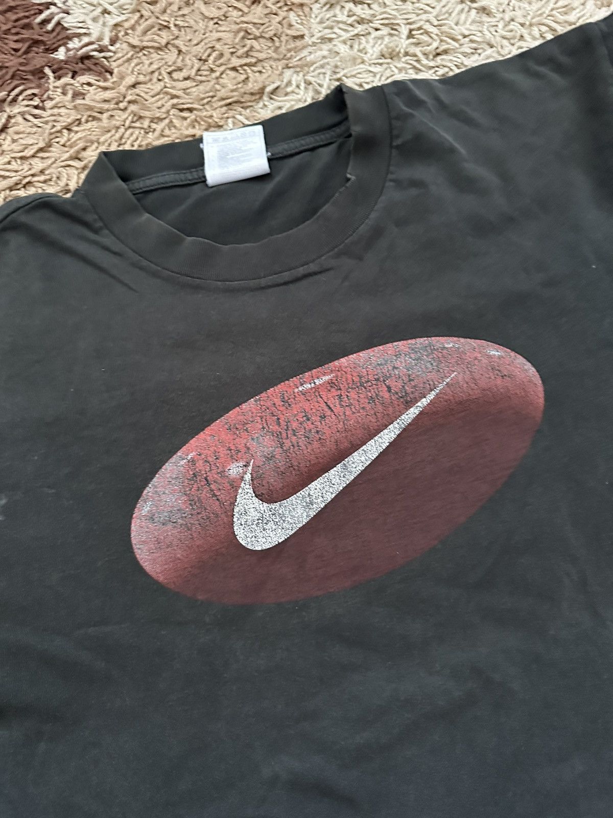 Vintage 🔥VINTAGE TRASHED DISTRESSED NIKE BIG LOGO T-SHIRT🔥 Size US M / EU 48-50 / 2 - 2 Thumbnail