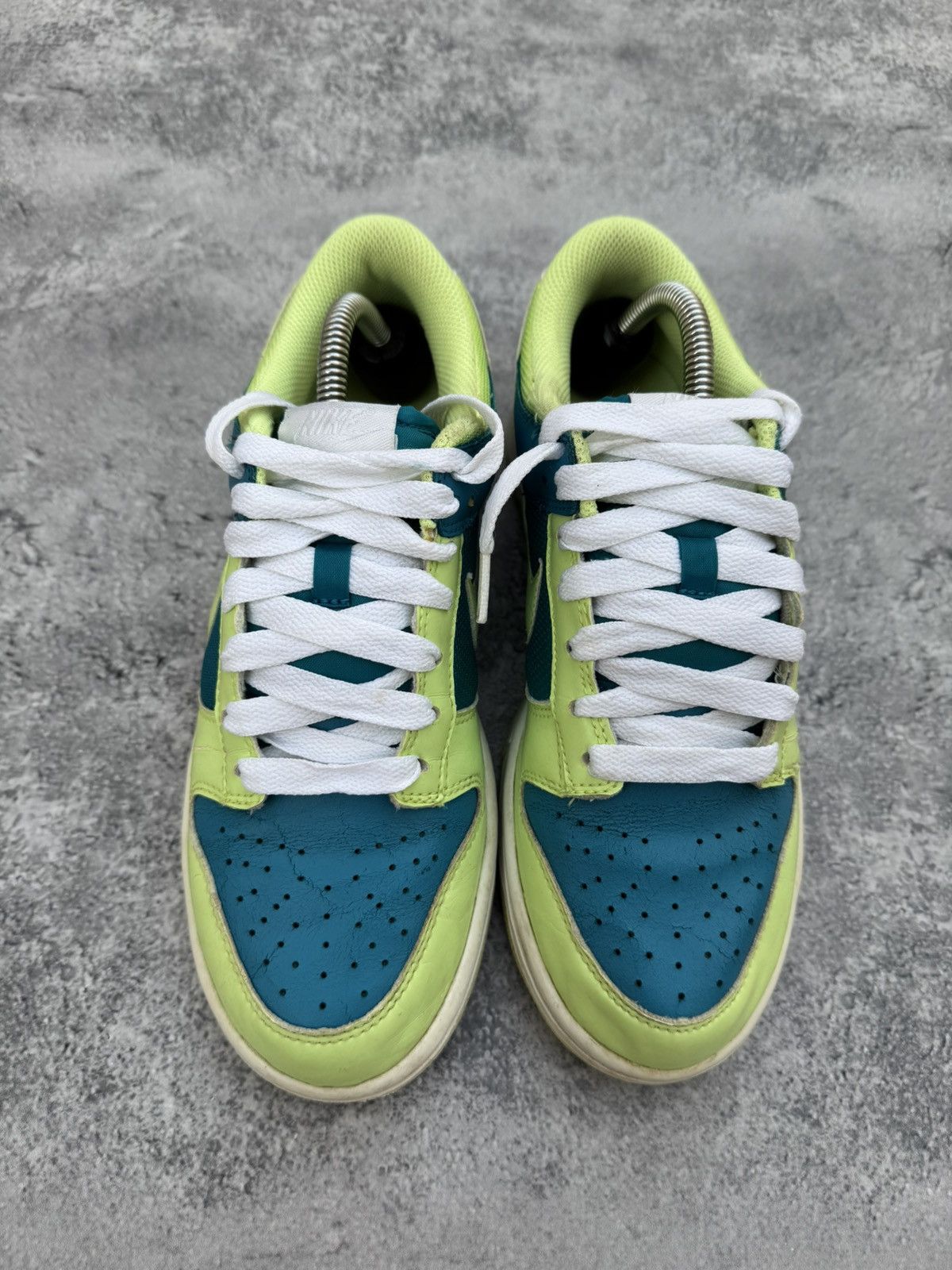 Nike × Vintage Sneakers Nike Dunk Low Turquoise Lime 2008 Size US 8.5 / IT 38.5 - 2 Thumbnail