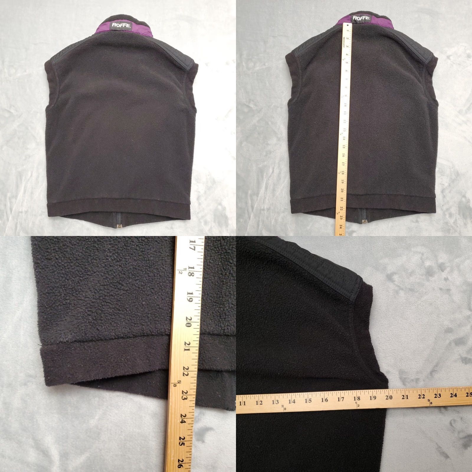 Etro VINTAGE Roffe Vest Women M Purple Fleece Outdoors Casual Horseside Zip Vest Mens? Size M / US 6-8 / IT 42-44 - 8 Thumbnail