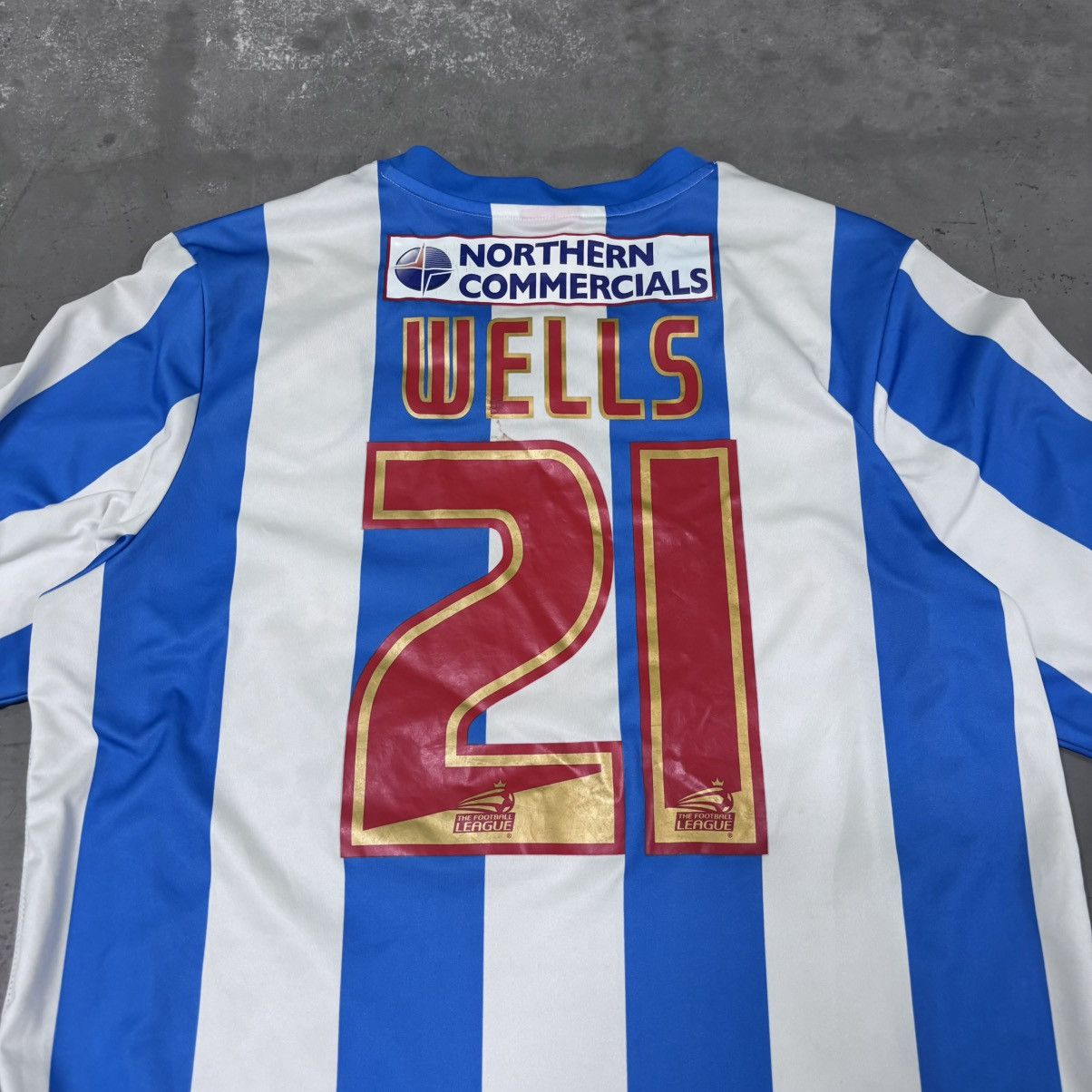 Other × Puma × Vintage 2013-14 Puma Huddersfield Town Wells #21Home Jersey Size US L / EU 52-54 / 3 - 5 Thumbnail