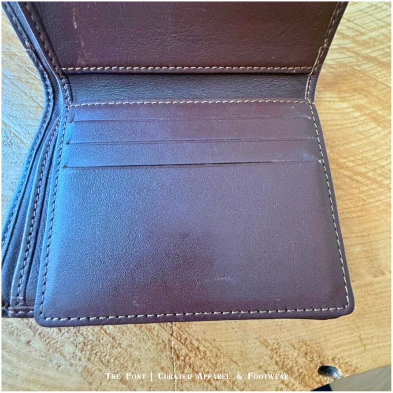 Celine Celine 🏷️ Macadam Denim & Leather French Wallet (Unisex) Size ONE SIZE - 7 Thumbnail