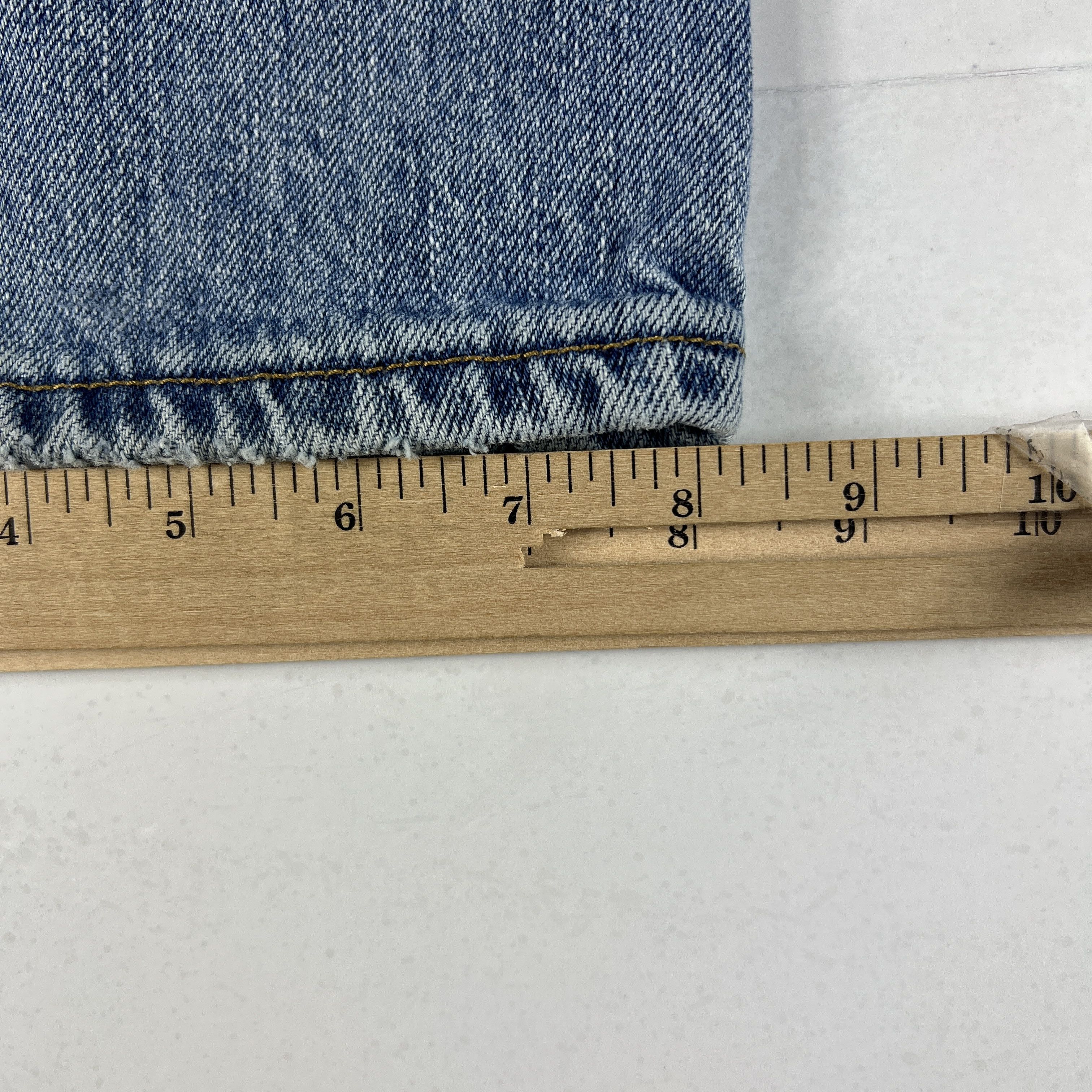 Levi's × Vintage Y2K Levi's Jeans 505 Straight Blue Faded Cotton Denim Size US 34 / EU 50 - 18 Thumbnail