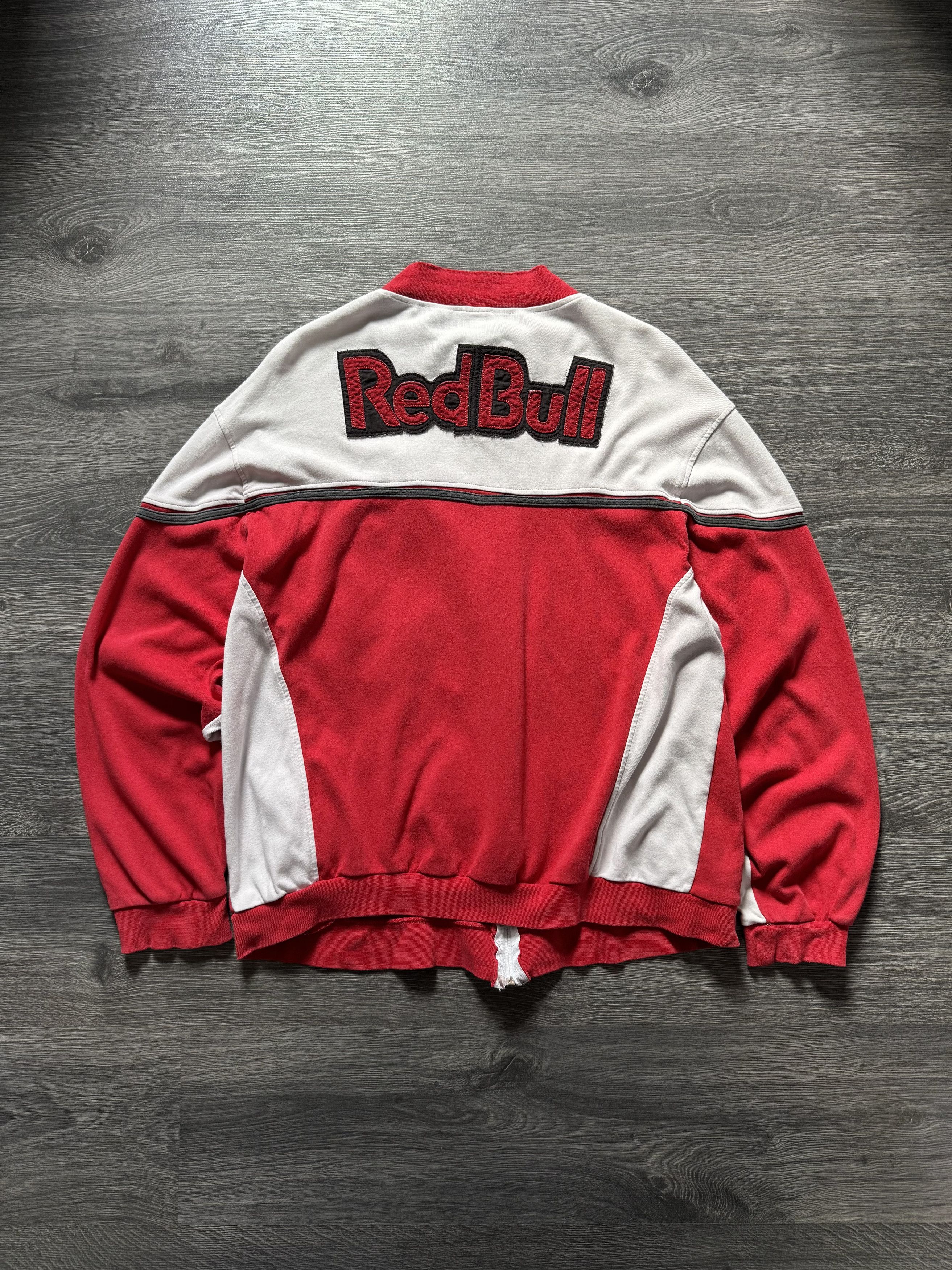 Red Bull Vintage Red Bull Zip Jumper pullover sweatshirt Size US M / EU 48-50 / 2 - 2 Thumbnail