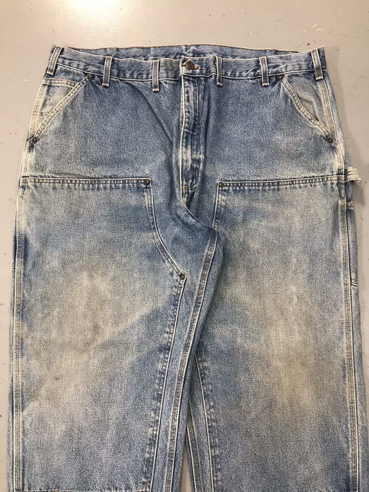 Carhartt × Vintage Vintage Carhartt B73 DST double knee denim Size US 44 / EU 60 - 4 Thumbnail