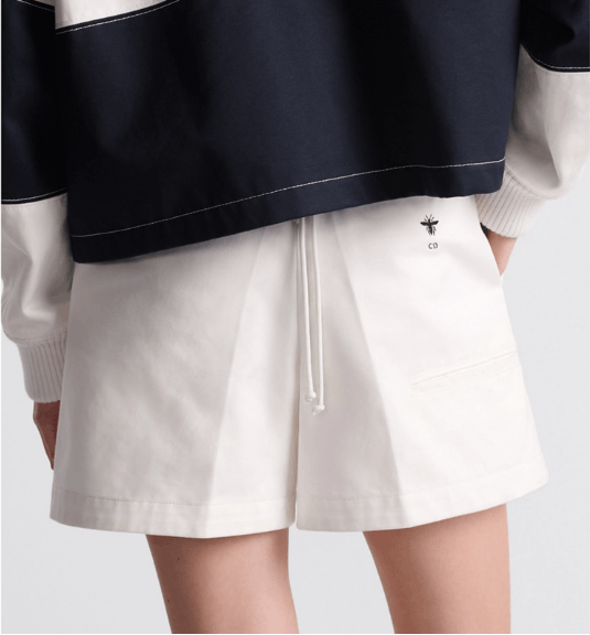 Dior o1w1db10925 447P37 Sailor Short in White Size 27" / US 4 / IT 40 - 7 Thumbnail