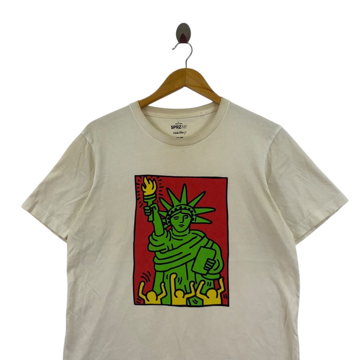 Keith Haring KEITH HARING x UNIQLO TUTTOMONDO Pisa 89 Tee Shirt Top Pop Size L / US 10 / IT 46 - 2 Thumbnail