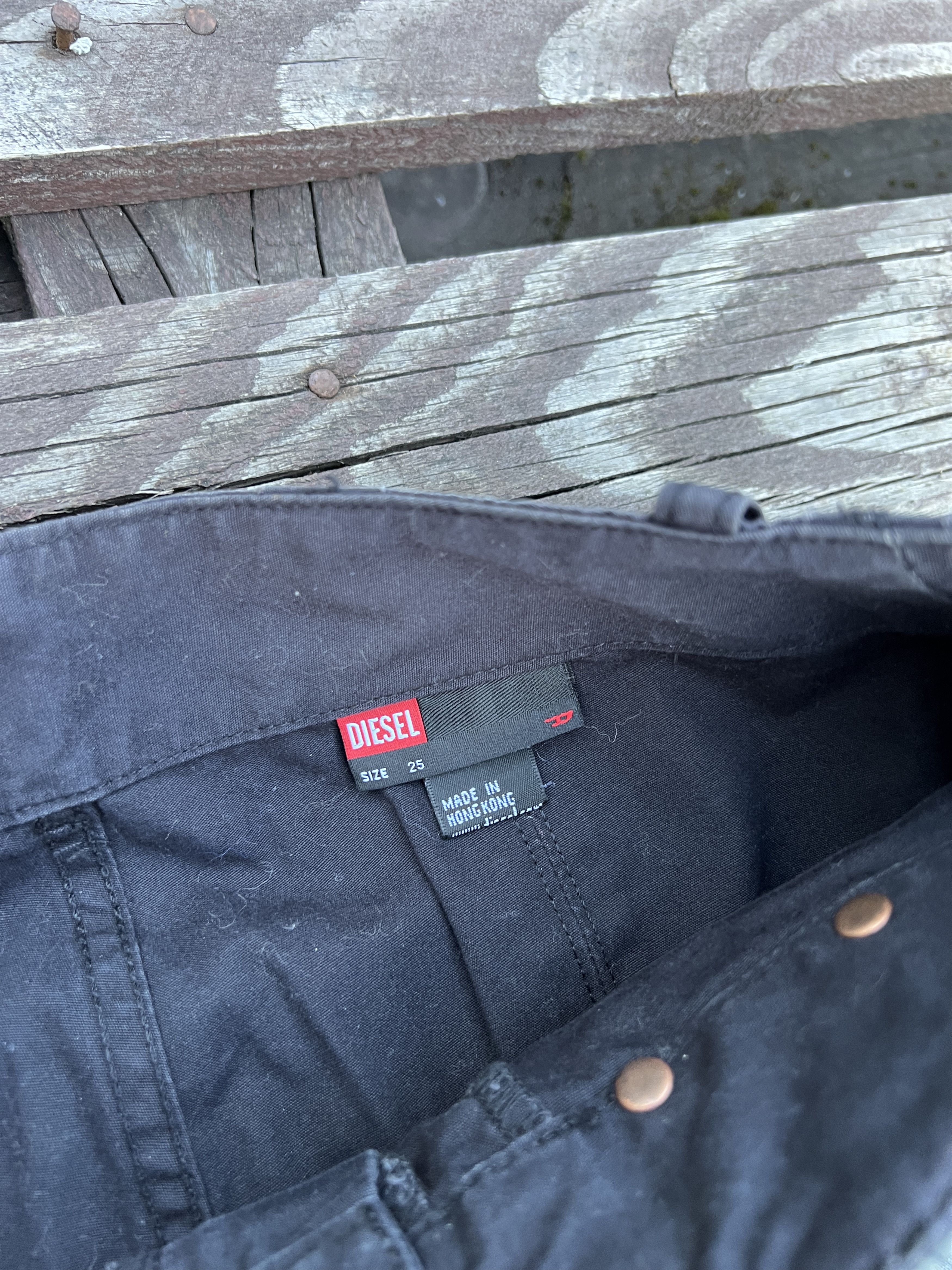 Diesel Diesel Vintage Y2K Distressed Flare Washed Pants Size 25" / US 0 / IT 36 - 4 Thumbnail