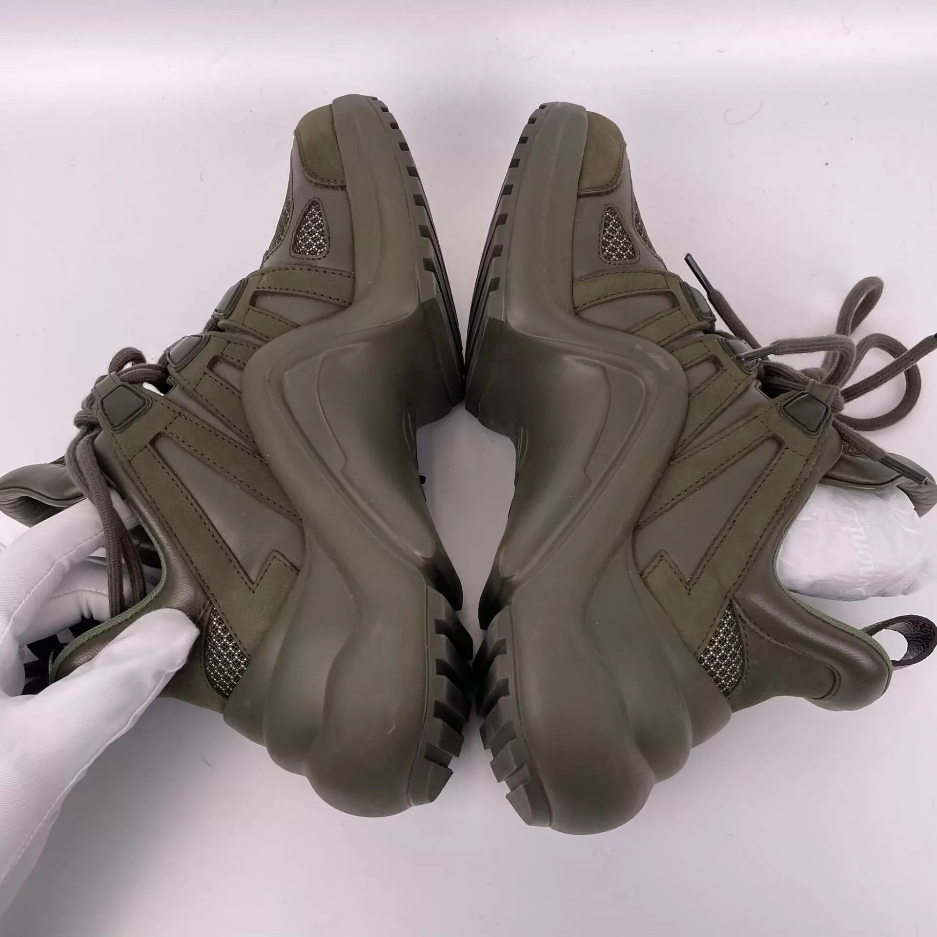 Louis Vuitton LVarchligt dad shoe dark green EU 35 Size US 4.5 / IT 34.5 - 3 Thumbnail