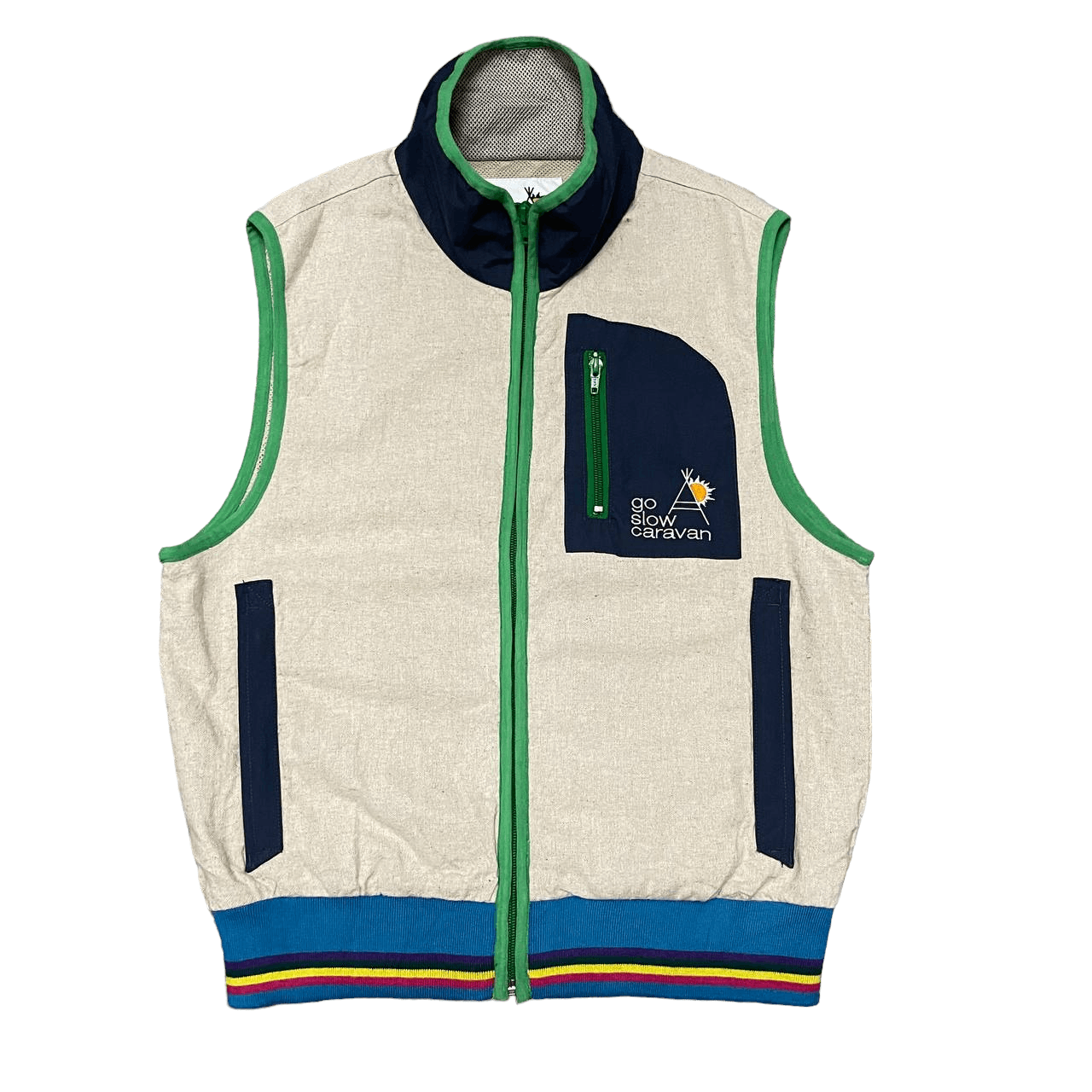 go slow caravan Vintage Go Slow Caravan Vest Size US M / EU 48-50 / 2 - 1 Thumbnail