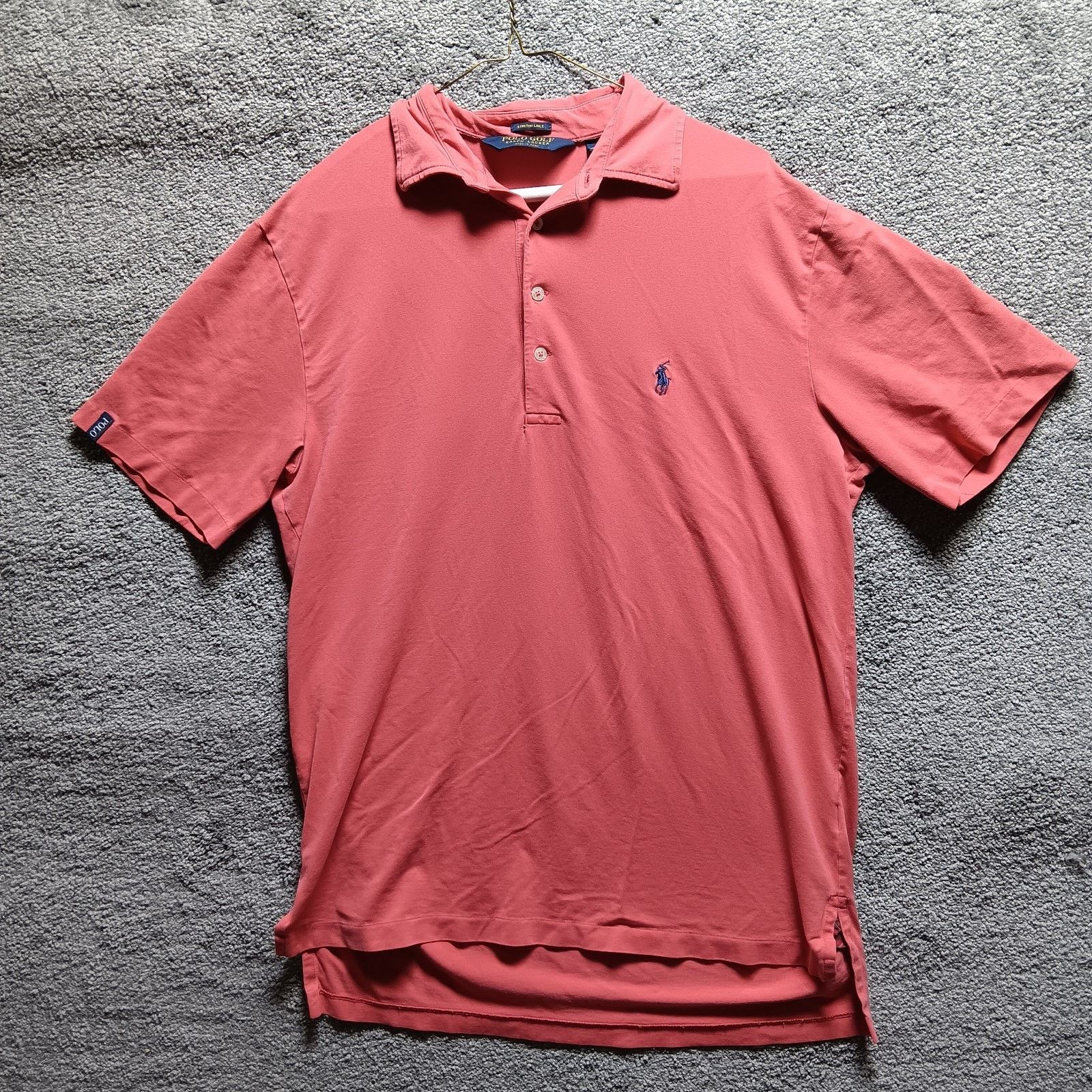 Ralph Lauren Ralph Lauren Polo Golf Mens XL Salmon Pink Preppy Size US XL / EU 56 / 4 - 1 Thumbnail