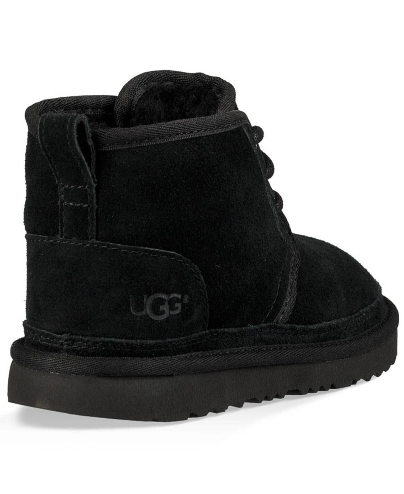 Ugg UGG Toddler Black Suede Neumel Camo Boots - Black - 12 Size US 12 / EU 45 - 3 Thumbnail