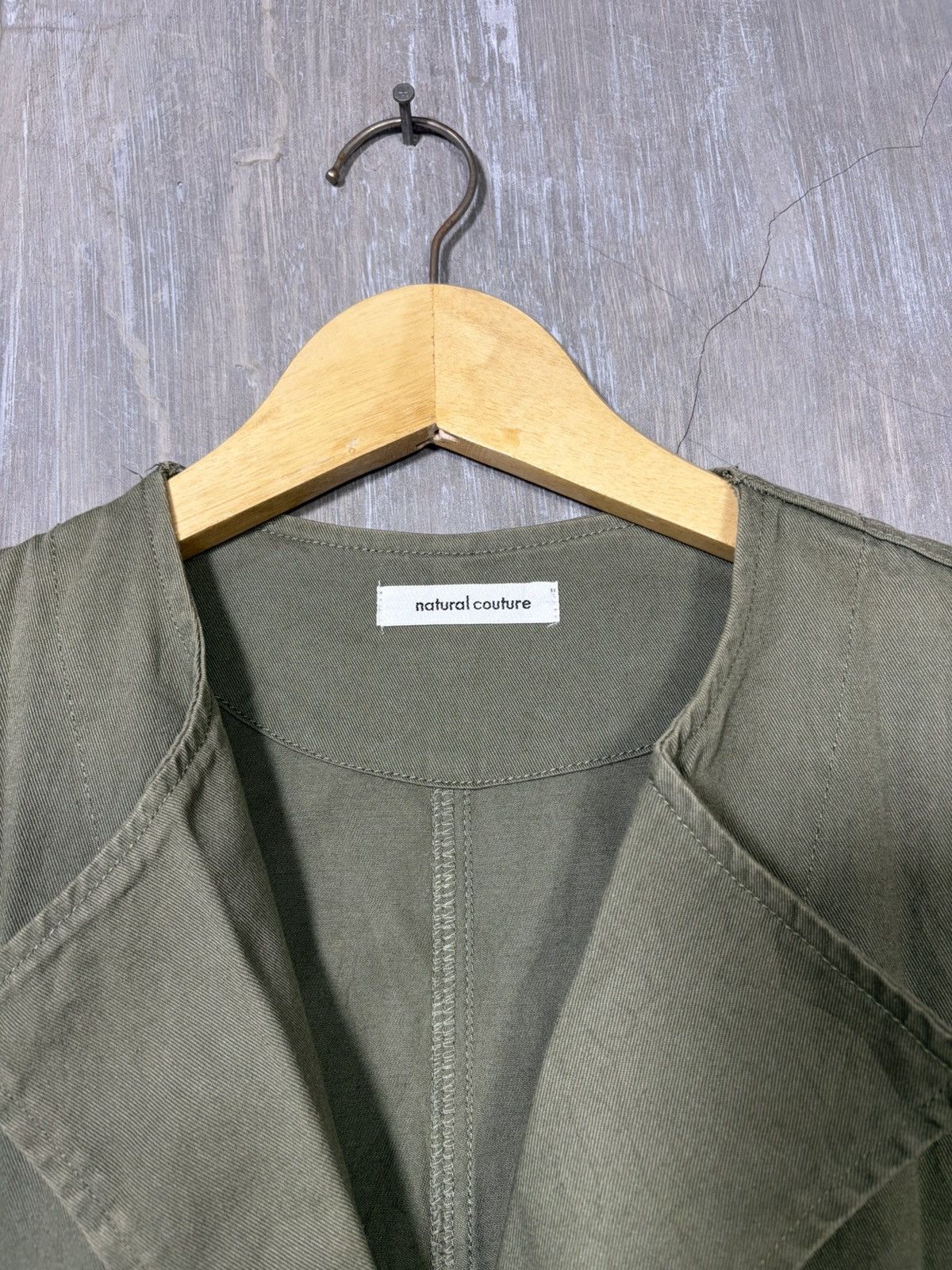 Japanese Brand Japanese Natural Couture Women Army Parka Jacket Size L / US 10 / IT 46 - 10 Thumbnail