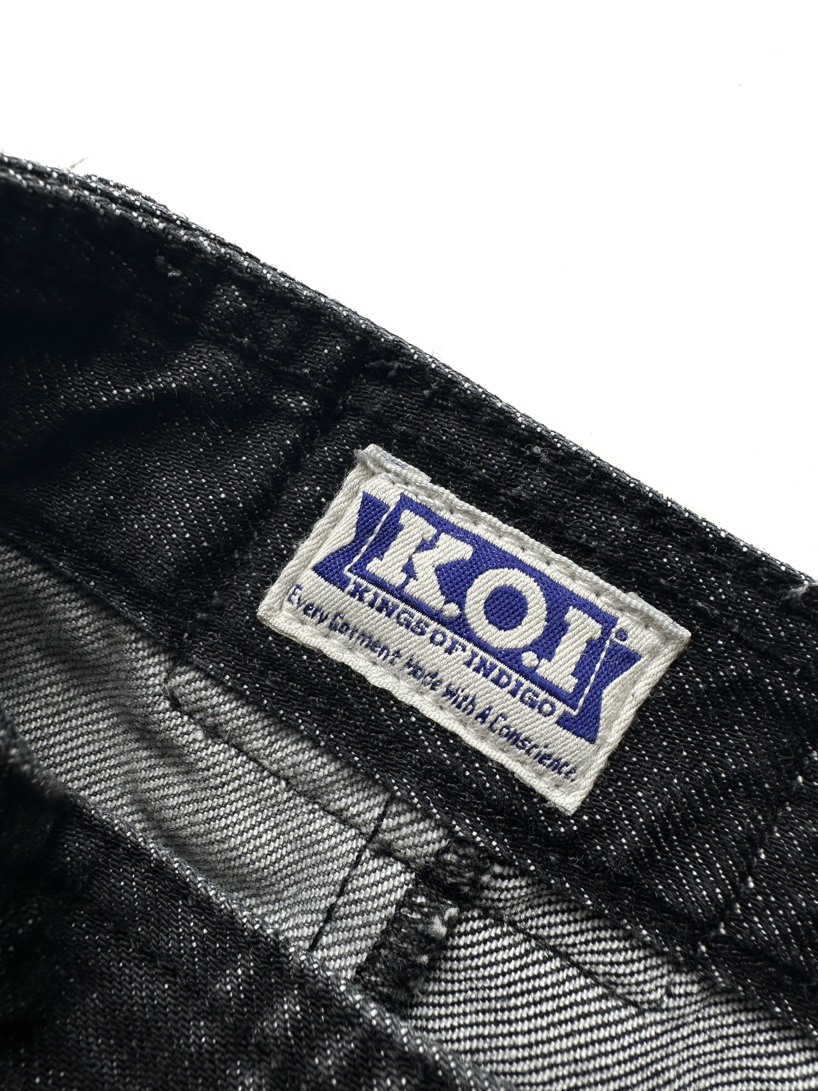 Kings Of Indigo Kings Of Denim pachwork wide fit denim pants Size US 33 - 2 Thumbnail