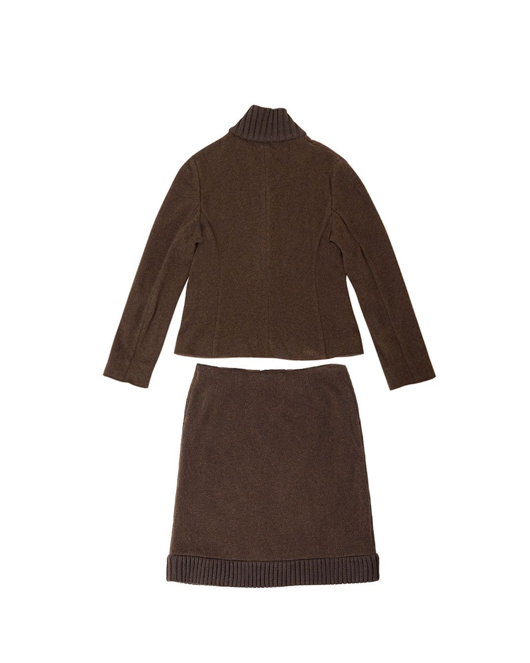 Miu Miu Miu Miu F/W1999 Jacket + Skirt Wool Set Size M / US 6-8 / IT 42-44 - 2 Thumbnail