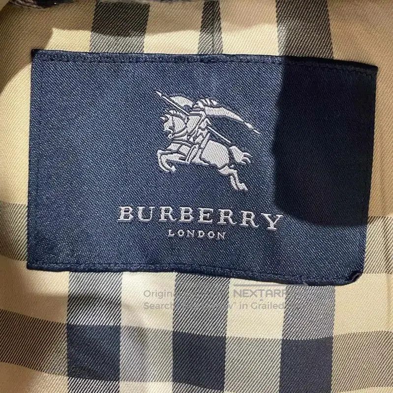Burberry Burberry Khaki Cotton Men's Trench Coat. Size US L / EU 52-54 / 3 - 3 Thumbnail