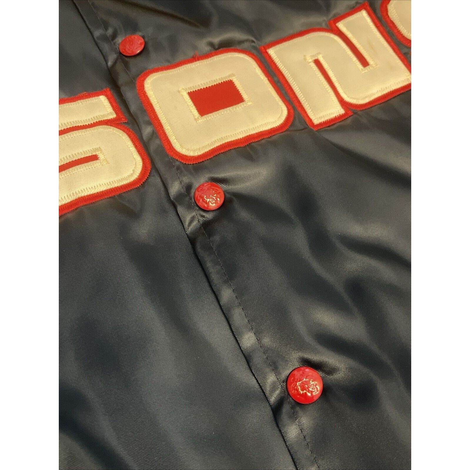 Other Vintage 80s Medium BUFFALO BISONS MILB Satin Bomber Spellout Size US M / EU 48-50 / 2 - 9 Thumbnail
