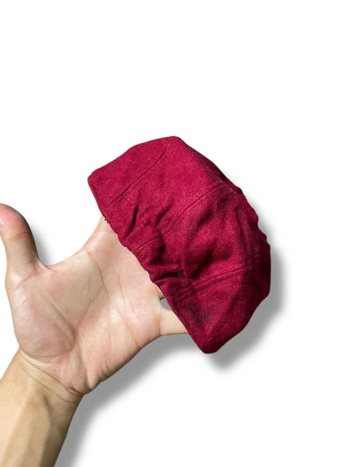 Japanese Brand × Vintage × agnes b. Vintage Agnes B. Homme Wool Plain Cap (83) Size ONE SIZE - 3 Thumbnail