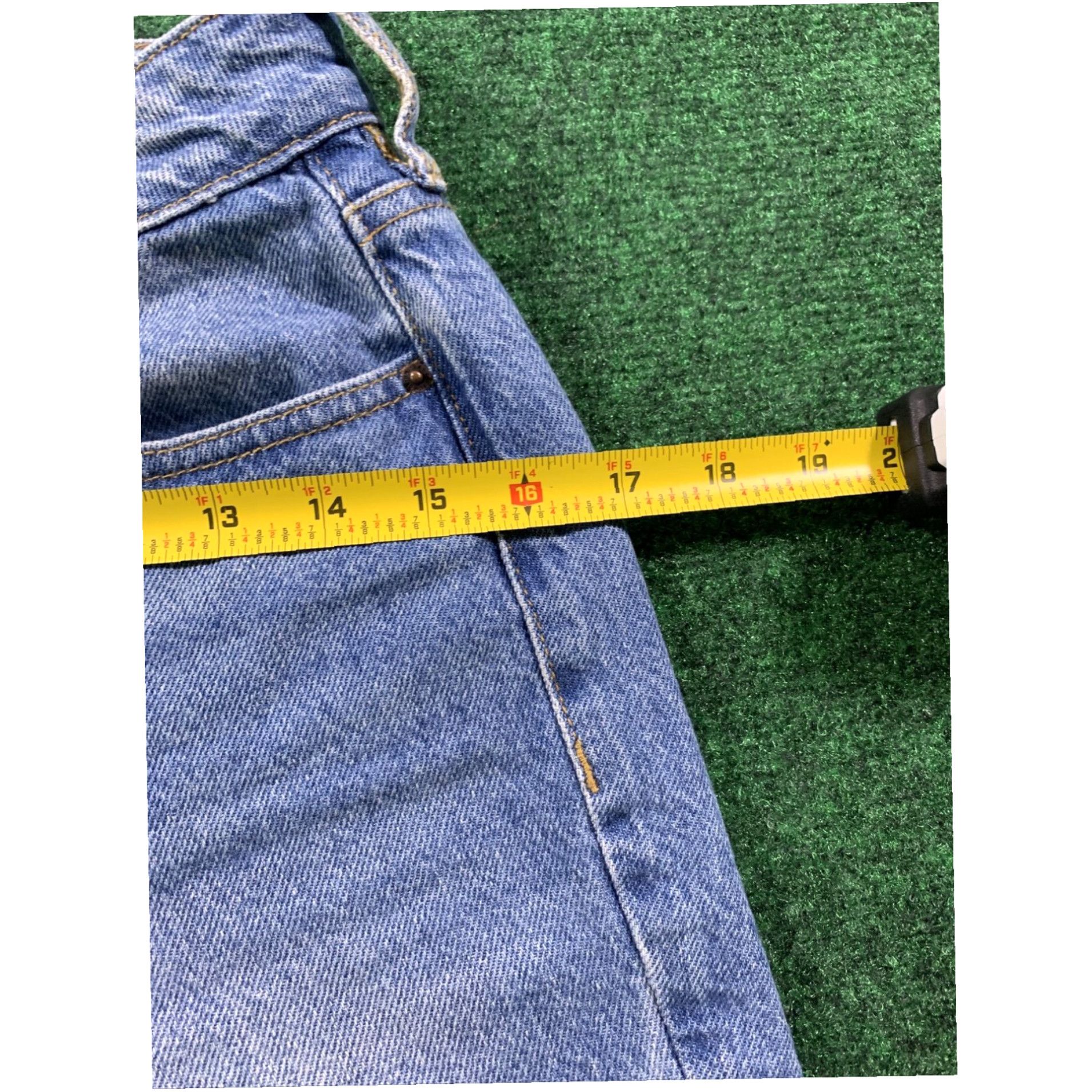 Pacsun PACSUN Women's High Rise Slim Blue Denim Jeans Size 24 Slit Bottoms Size 42" / US 20 - 4 Thumbnail