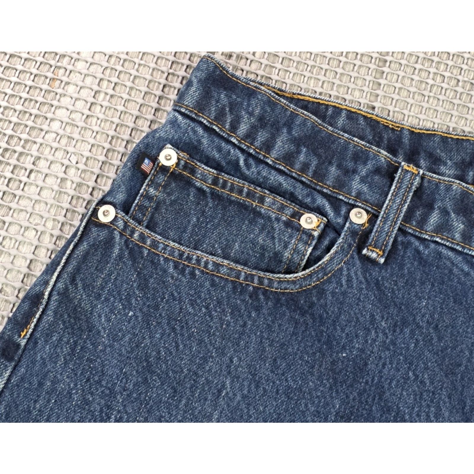 Polo Ralph Lauren VINTAGE Polo Ralph Lauren Polo Jeans Company Slim Flare Blue Jeans Womens 14x29 High Waist Slim Jeans 14 32 in Blue 90s Womens Jeans Size 36" / US 14 / IT 50 - 4 Thumbnail