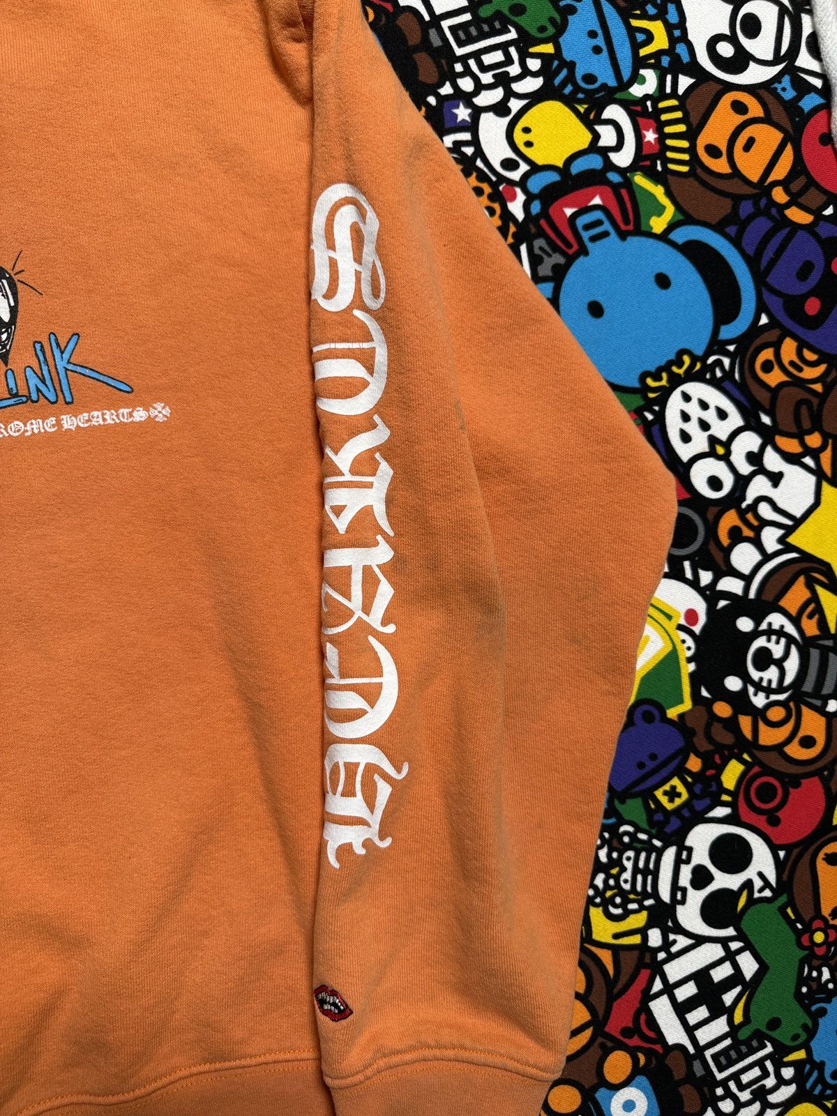 Chrome Hearts Chrome Hearts Orange Matty Boy Build Logo Pullover Sweater Size US M / EU 48-50 / 2 - 8 Thumbnail