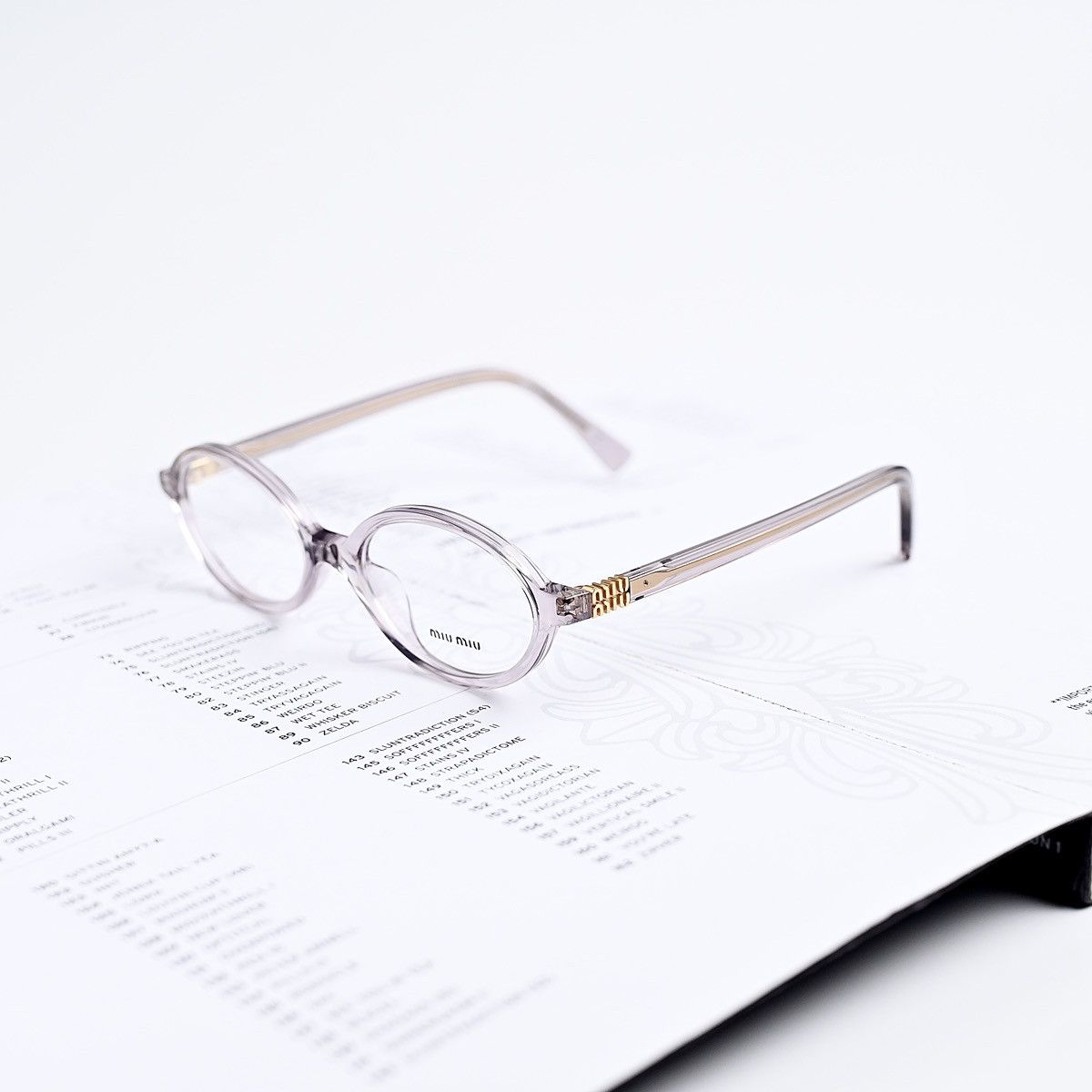 Miu Miu MIU MIU 0MU 01XV GLASSES Size ONE SIZE - 1 Thumbnail