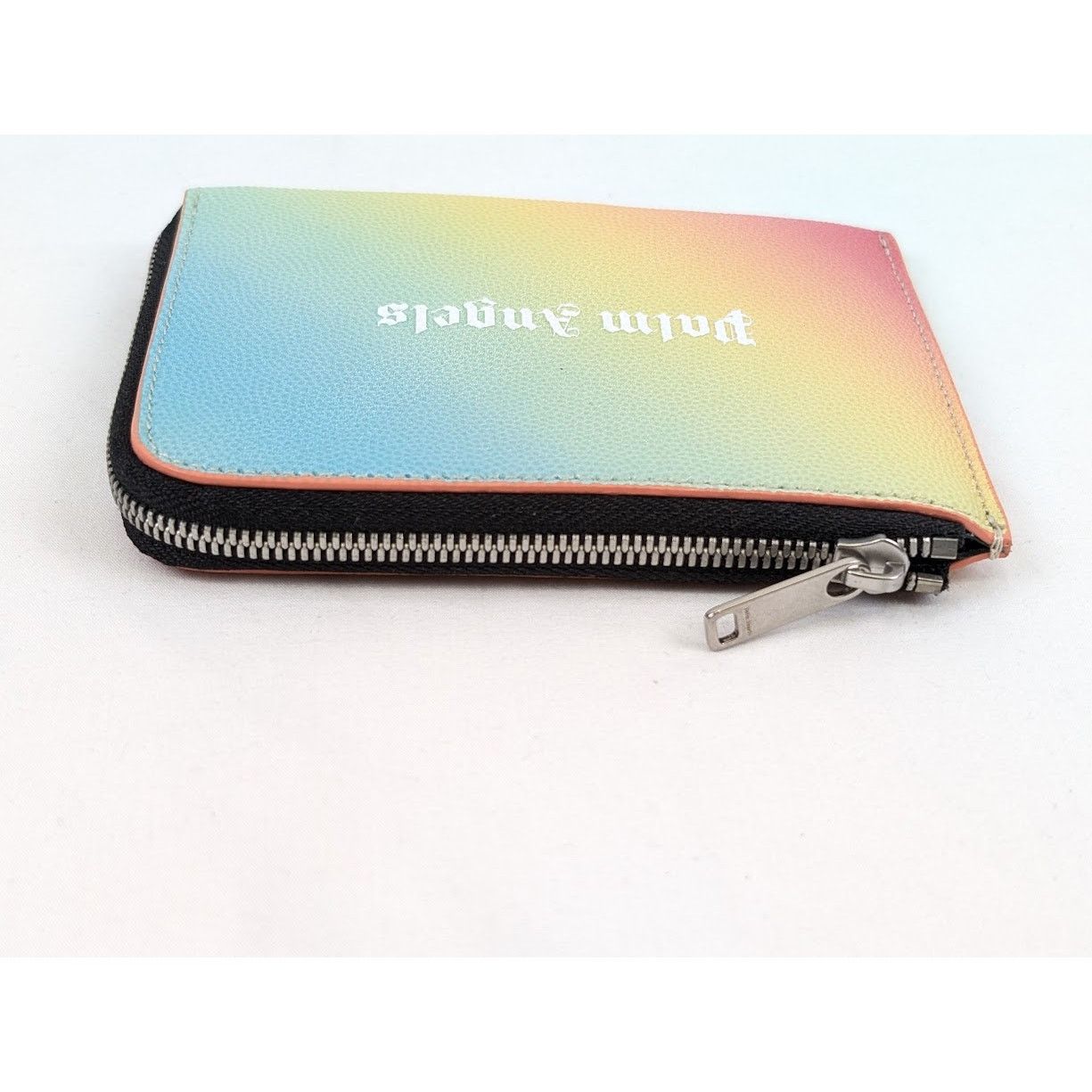 Palm Angels o1rshd1 Q: 3 / Size: OS / Rainbow Logo Zipped Card Holder Size ONE SIZE - 5 Thumbnail