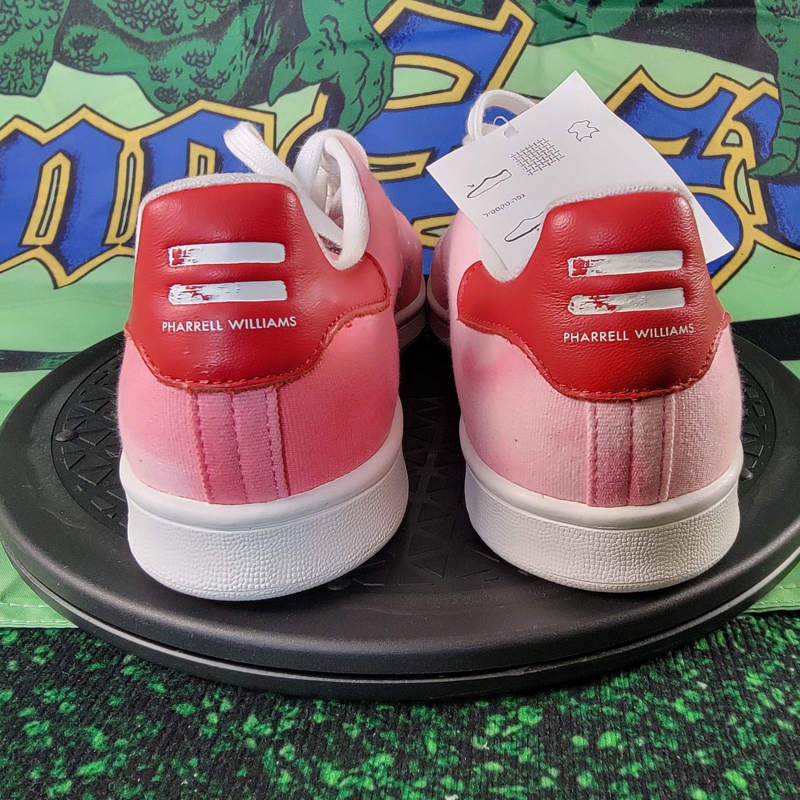 Adidas 2018 Pharrell x Stan Smith 'HU Holi' Red Sz 7M/8.5W AC7044 Size US 7 / EU 40 - 2 Thumbnail