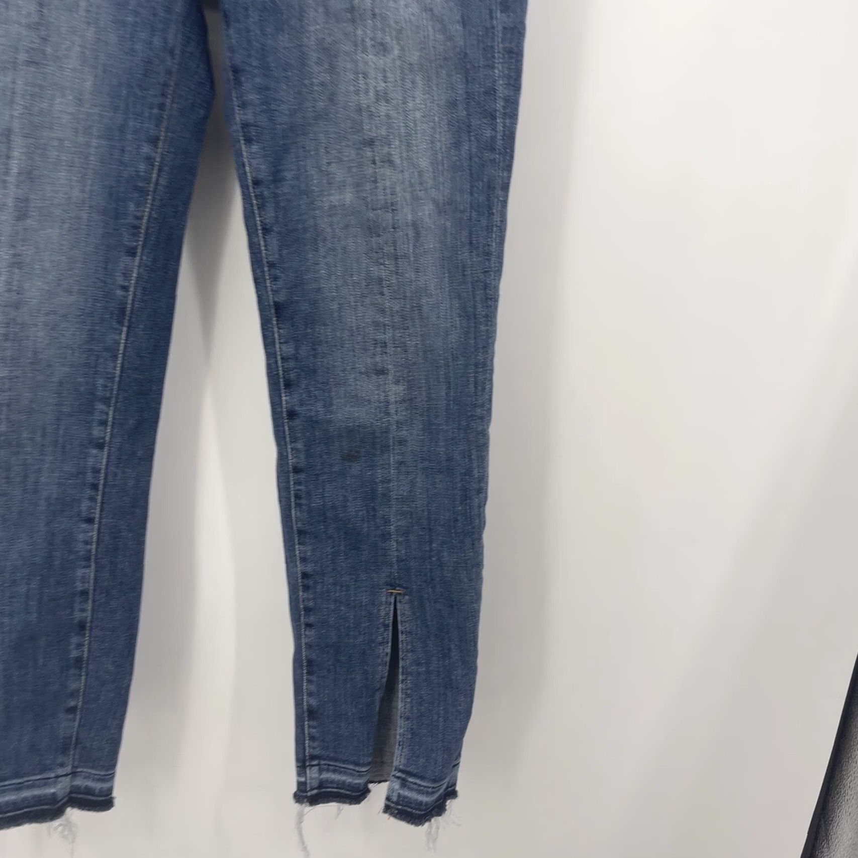 Frame Frame Denim Le Nouveau Jeans Womens 25 Straight Split Hem High y2k Boho READ Size 42" / US 20 - 6 Thumbnail