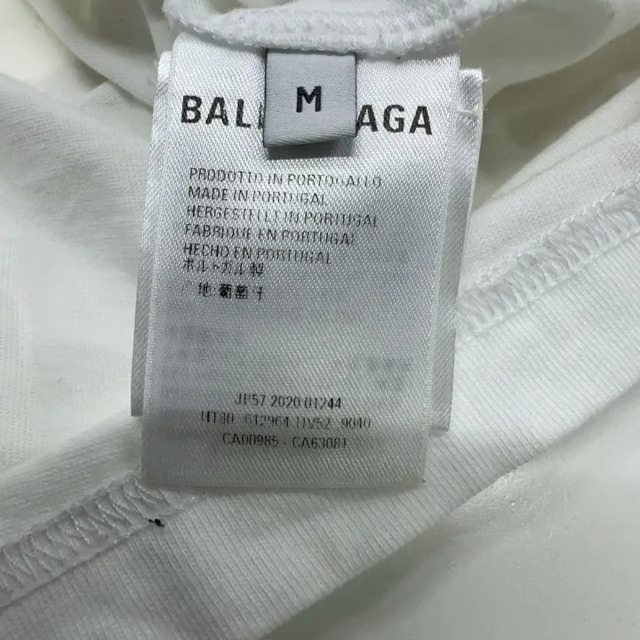 Balenciaga Balenciaga Wave Stripe Vintage Fitted T-Shirt 0079-2507 Size M / US 6-8 / IT 42-44 - 4 Thumbnail