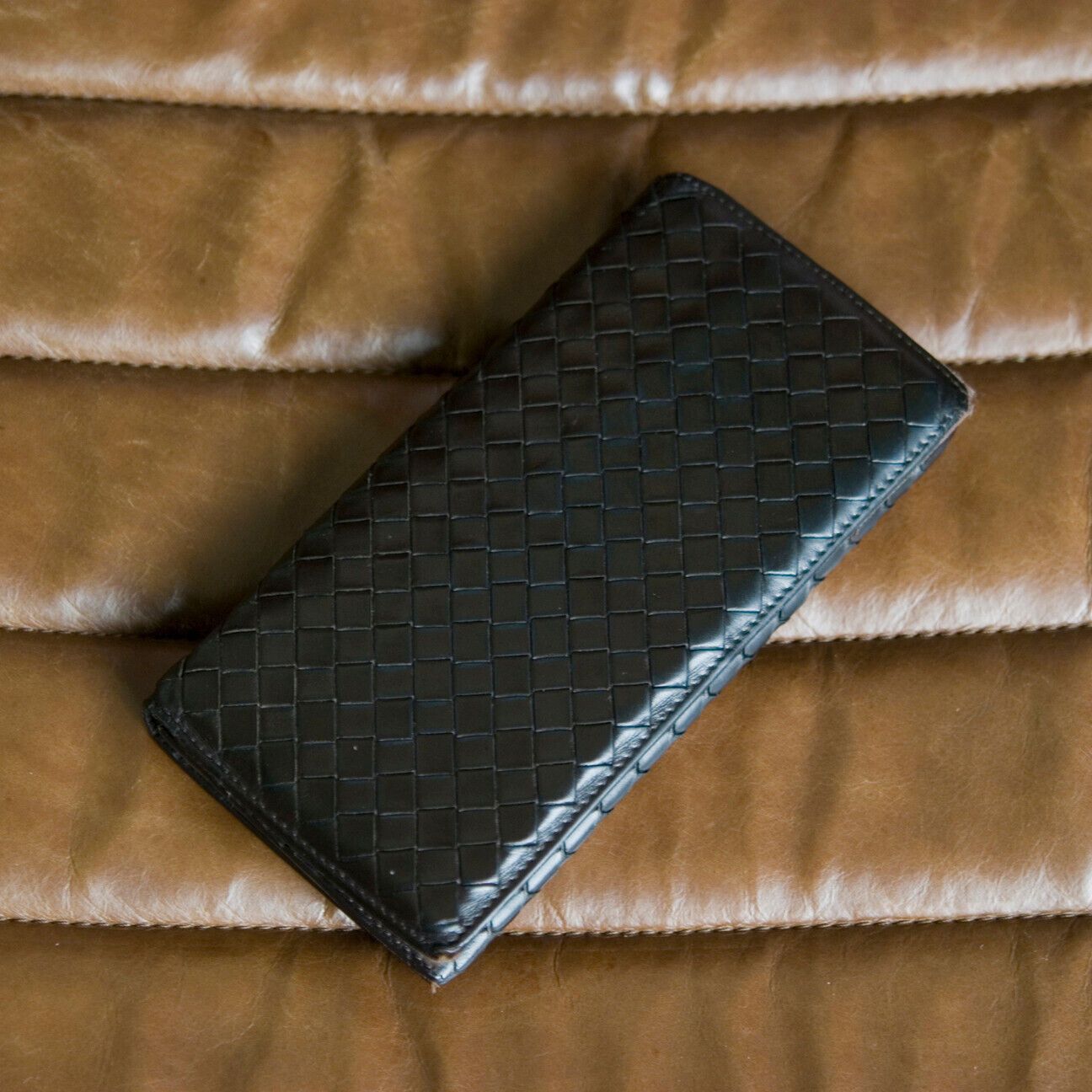 Bottega Veneta BOTTEGA VENETA Intrecciato Leather Bifold Long Wallet Size ONE SIZE - 12 Thumbnail
