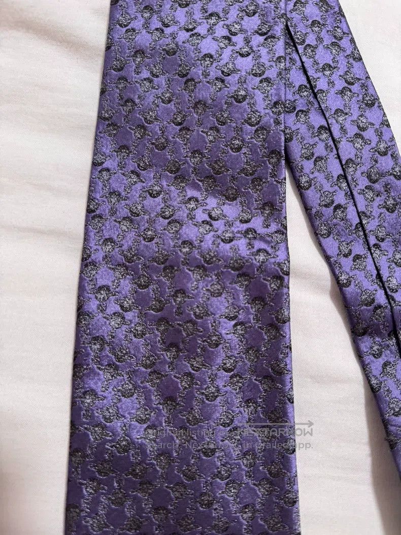 Vivienne Westwood Vivienne Westwood Purple Pearl Saturn Three-Dimensional Fl Size ONE SIZE - 4 Thumbnail