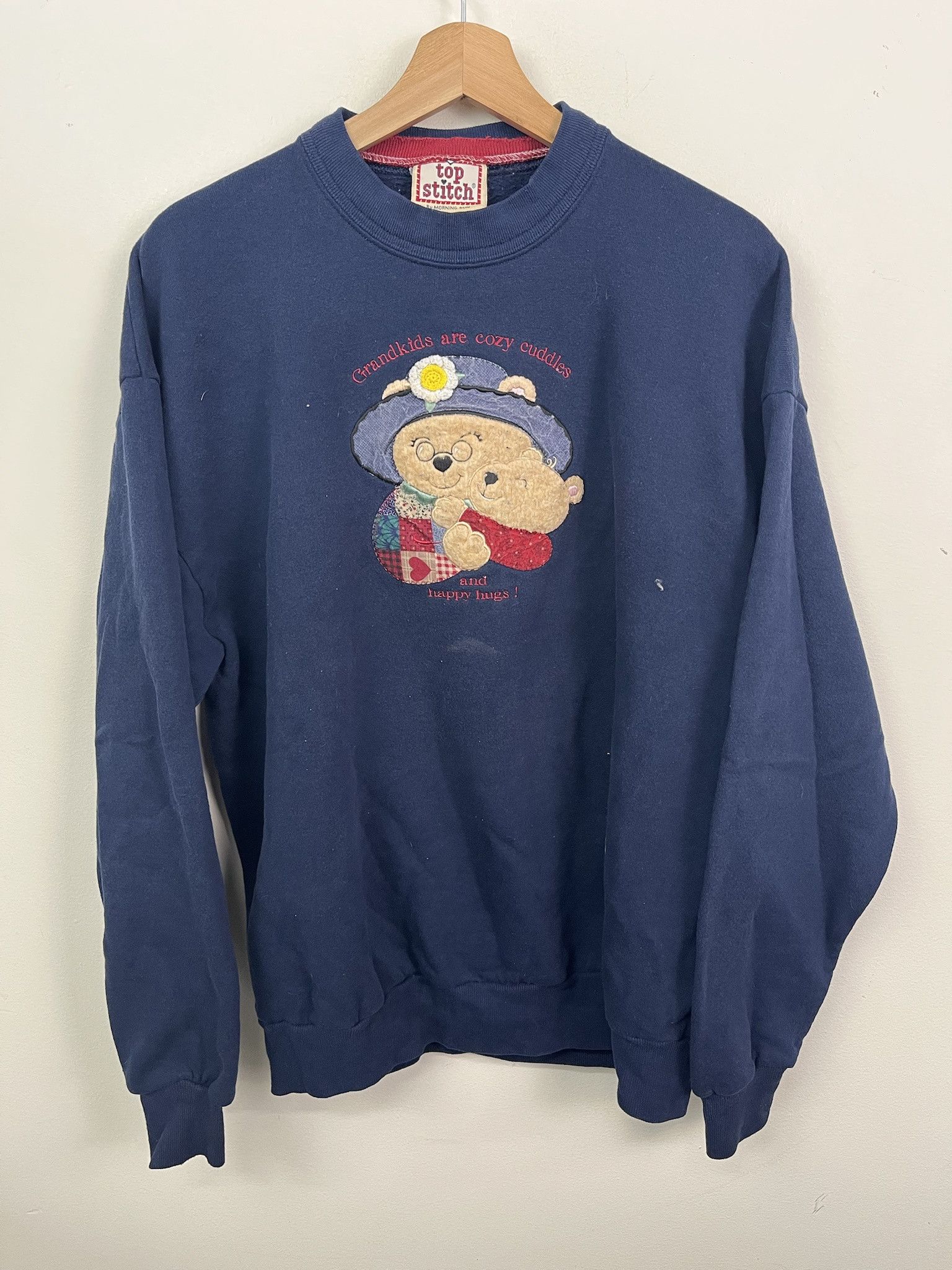 Vintage Vintage 90s Grandkids are Cozy Cuddles Bears Crandma Crewneck Size XL Size US XL / EU 56 / 4 - 1 Thumbnail