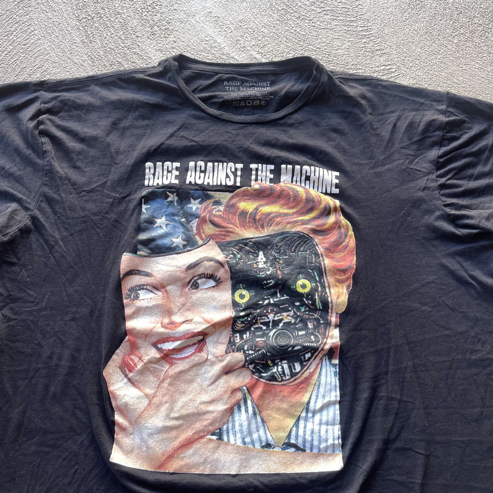 Orage Rage Against The Machine Shirt 3XL Black Public Service Tour 2022 Band Music Mens Size US XXL / EU 58 / 5 - 2 Thumbnail