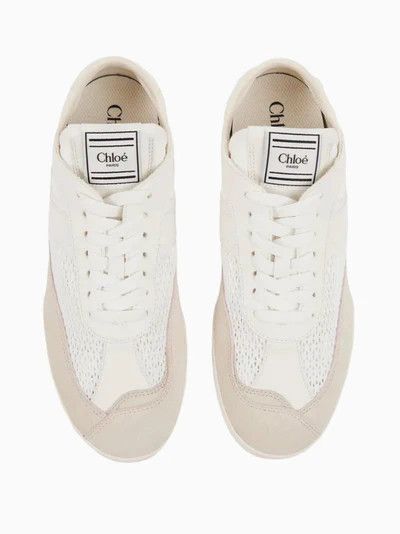 Chloe o1s22i1n0425 Low-Top Kick Sneakers in White Size US 9 / IT 39 - 3 Thumbnail