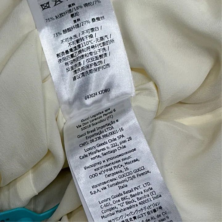 Gucci Gucci SS22 Ivory Button-Up Dress-2507 Size XS / US 0-2 / IT 36-38 - 3 Thumbnail