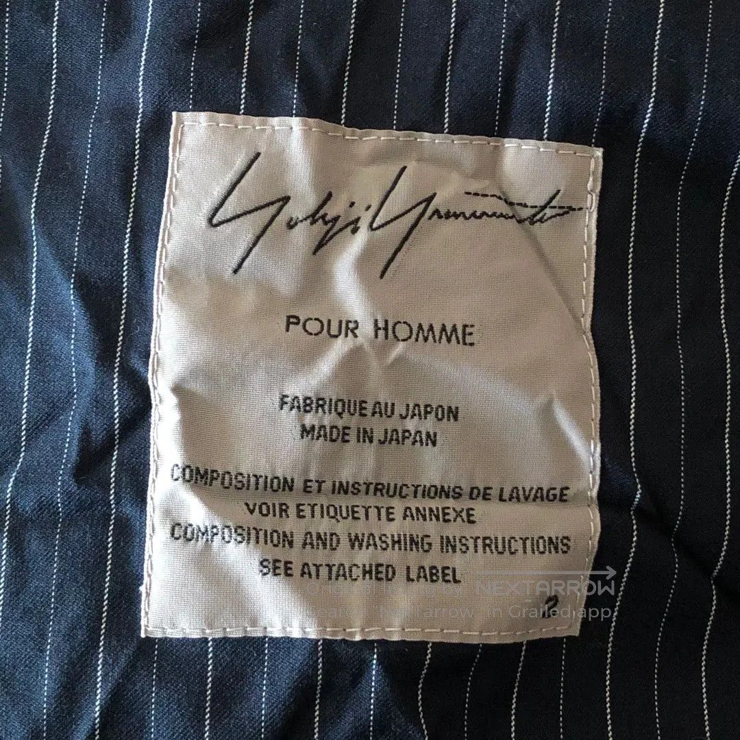 Yohji Yamamoto yohji yamamoto striped wrinkled suit jacket. Size US M / EU 48-50 / 2 - 4 Thumbnail