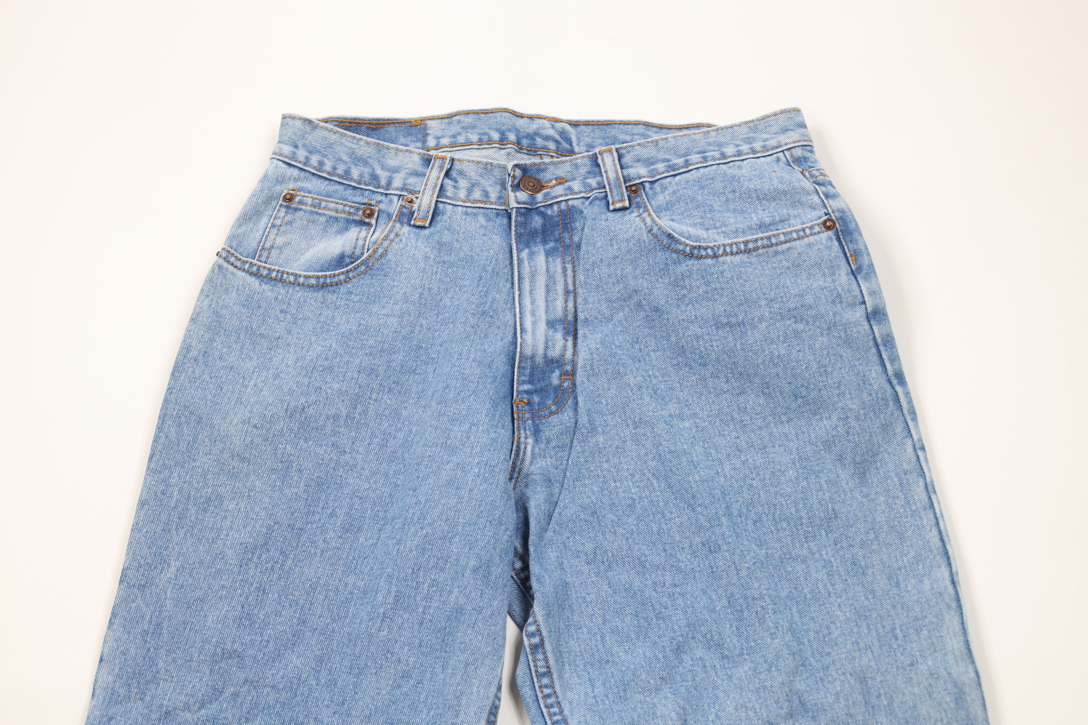 Vintage Deadstock Vintage 90s Streetwear Straight Leg Denim Jeans Size US 30 / EU 46 - 2 Thumbnail