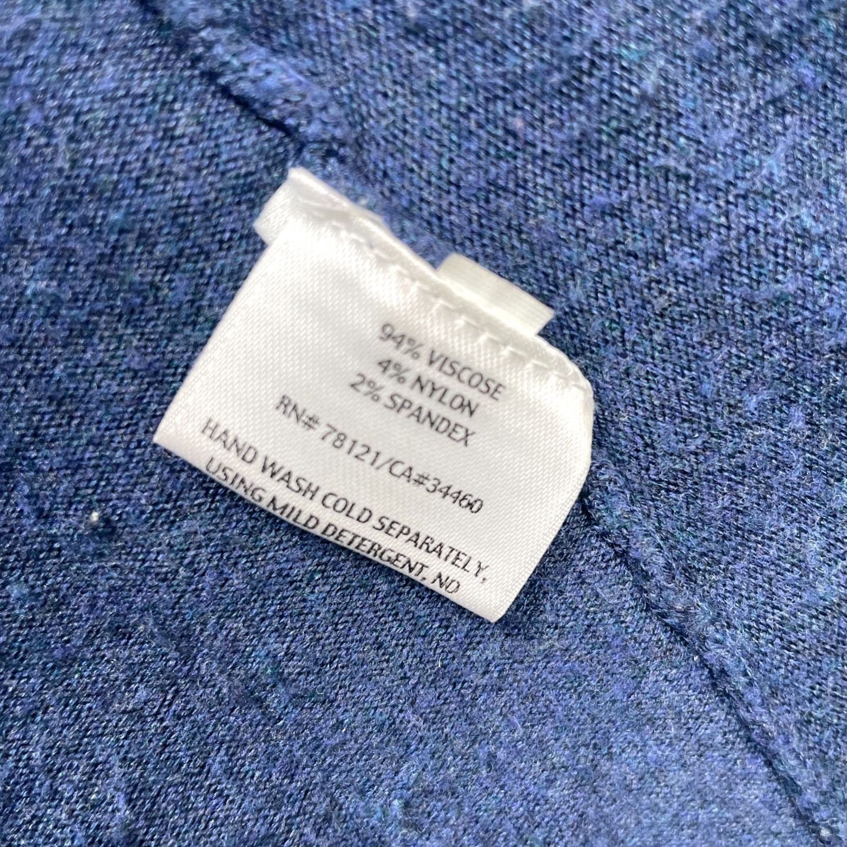 Eileen Fisher Eileen Fisher Womens XS Blue Merino Rib Cardigan Sweater Open Front Size XS / US 0-2 / IT 36-38 - 4 Thumbnail