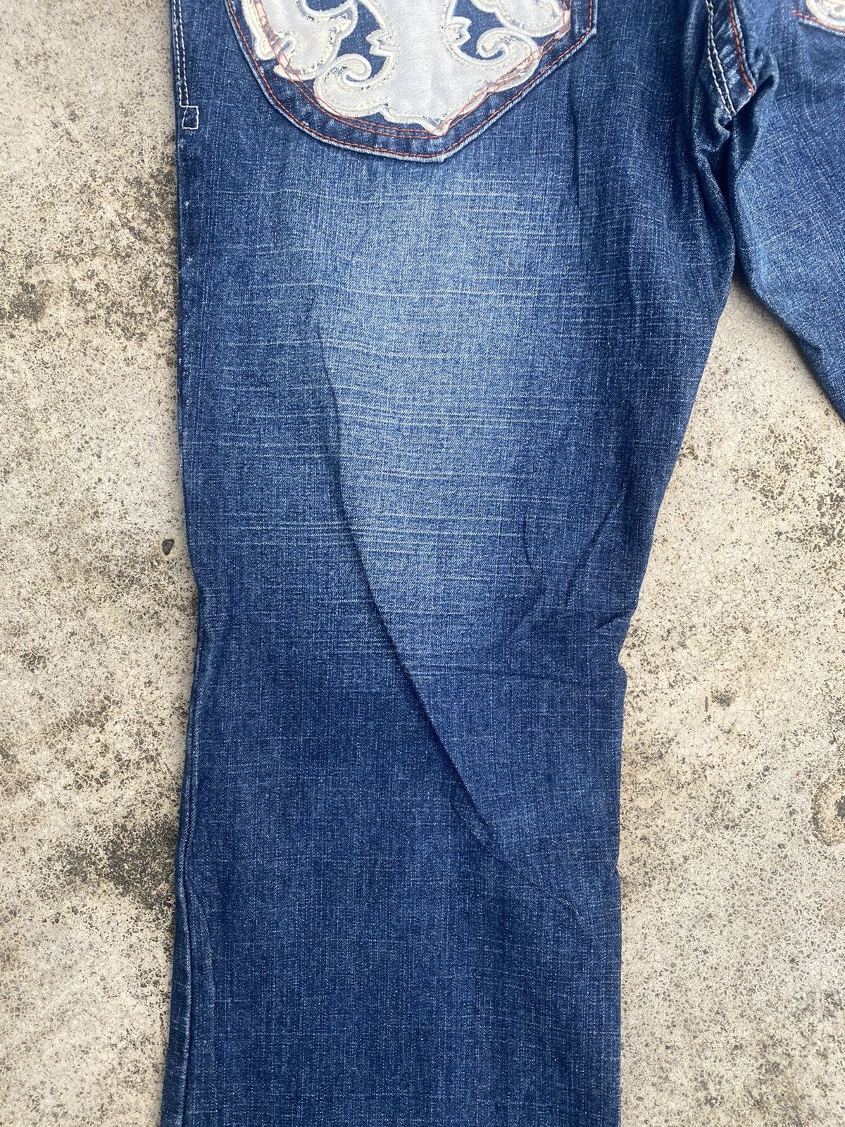 Japanese Brand Flare Jeans Raguna faded Bootcut Size US 32 / EU 48 - 20 Thumbnail