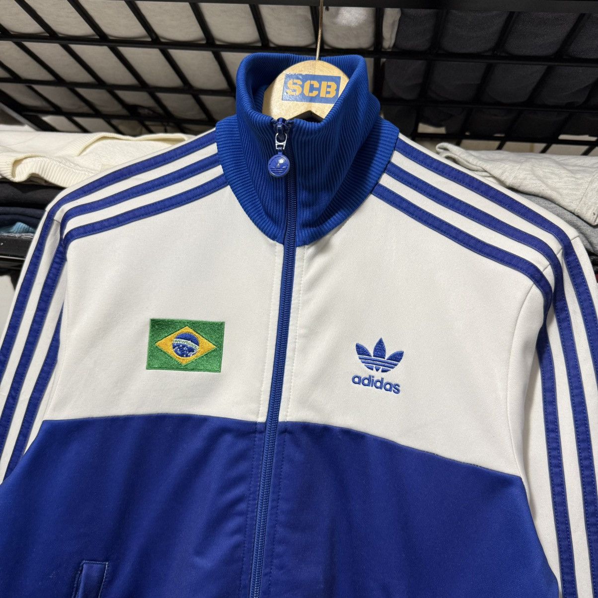 Vintage Vintage y2k adidas brazil rio de janeiro track top Size US XS / EU 42 / 0 - 11 Thumbnail